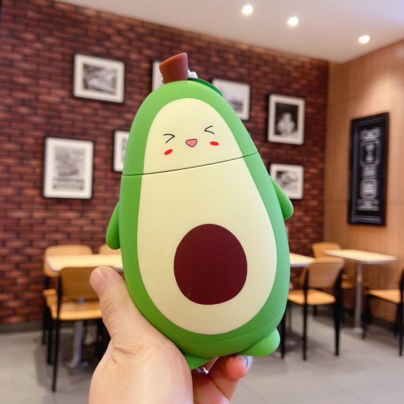 Cute Cartoon Avocado Glass - Double Layer Glass - Image 3