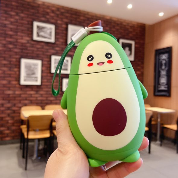 Cute Cartoon Avocado Glass - Double Layer Glass - Image 4