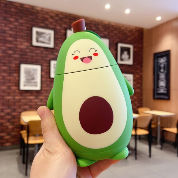 Cute Cartoon Avocado Glass - Double Layer Glass - Image 5
