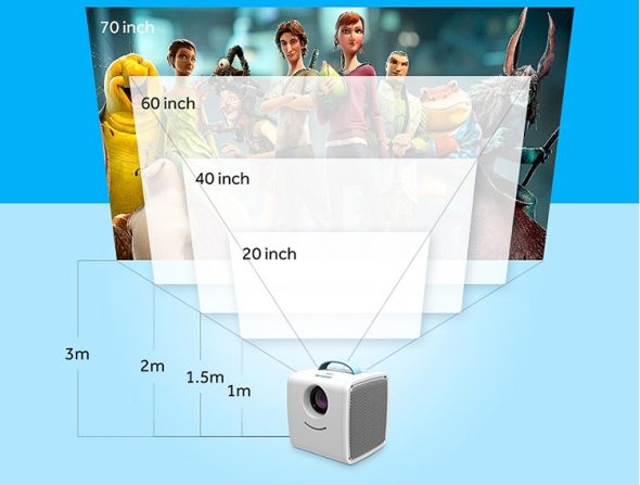 Projector Mini Home Theater Projector (1080p Supported) - Image 7
